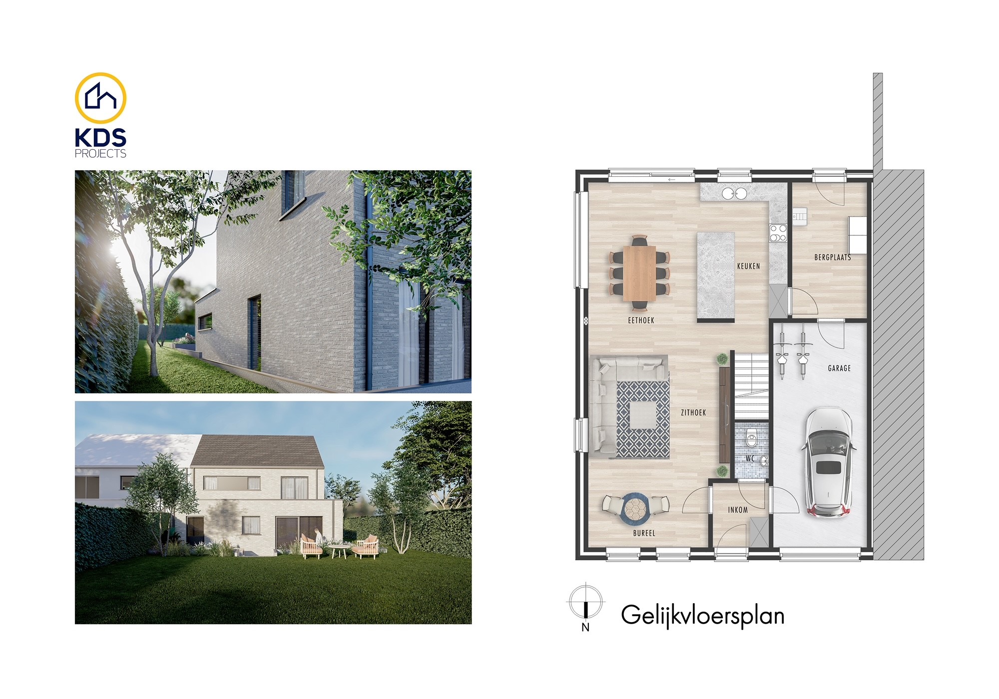 gelijkvloersplan